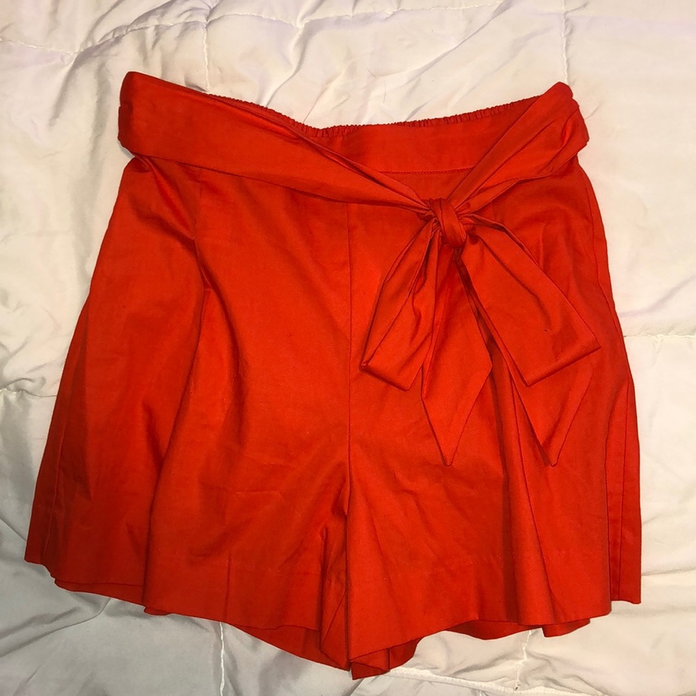 J crew orange shorts